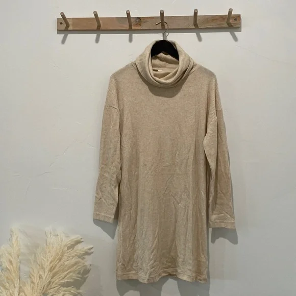 chinese dress ladies Terneigh Ribbed-Knit Off-Shoulder Maxi Dress in Taupe main image 1